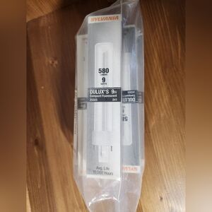 SYLVANIA DULUX® S 9W 2-Pin Compact Fluorescent Light Bulb - White